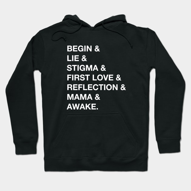 BTS Wings Names Bts Hoodie TeePublic